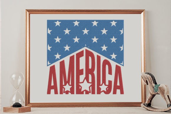 America Sign Embroidery File Review for Small Shop Sellers
