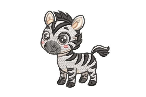 Baby Zebra Embroidery Design Review for Business Use