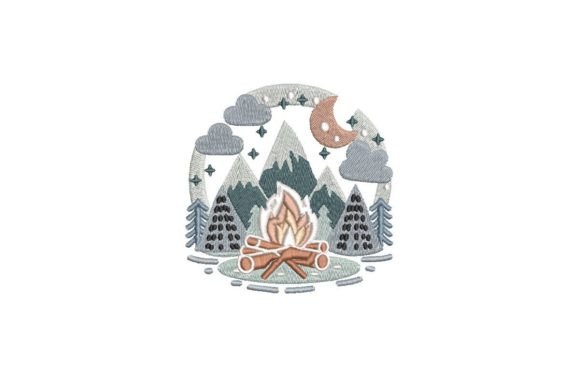Campfire Embroidery Design Review for Boutique Sweatshirts