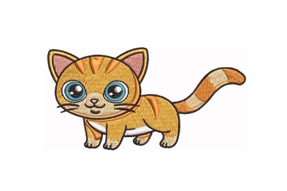 Cute Kitty Embroidery Design: A Must-Have for Handmade Creations