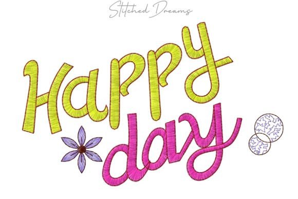 Happy Day Embroidery Design Review for Small Business Merch