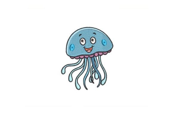 Joyful Jellyfish Embroidery Design Review for Boutique Sweatshirts