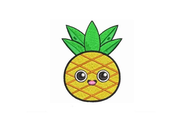 Pineapple Kawai Embroidery Design Review: A Tropical Treat for Real Projects