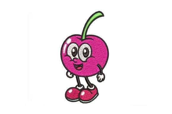 Pink Cherry Embroidery Design: A Versatile Addition to Your Collection